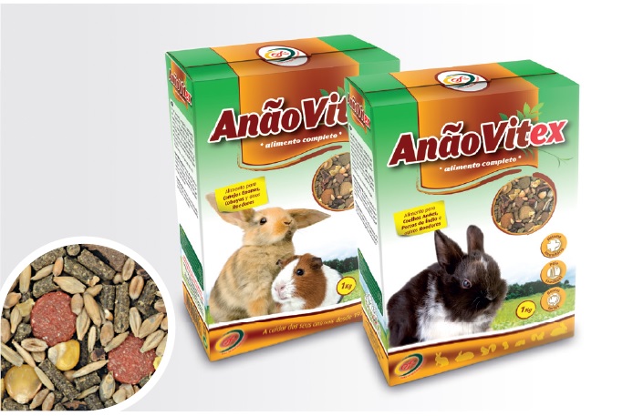 “ANÃOVITEX” MISTURA P/ COELHOS ANÕES