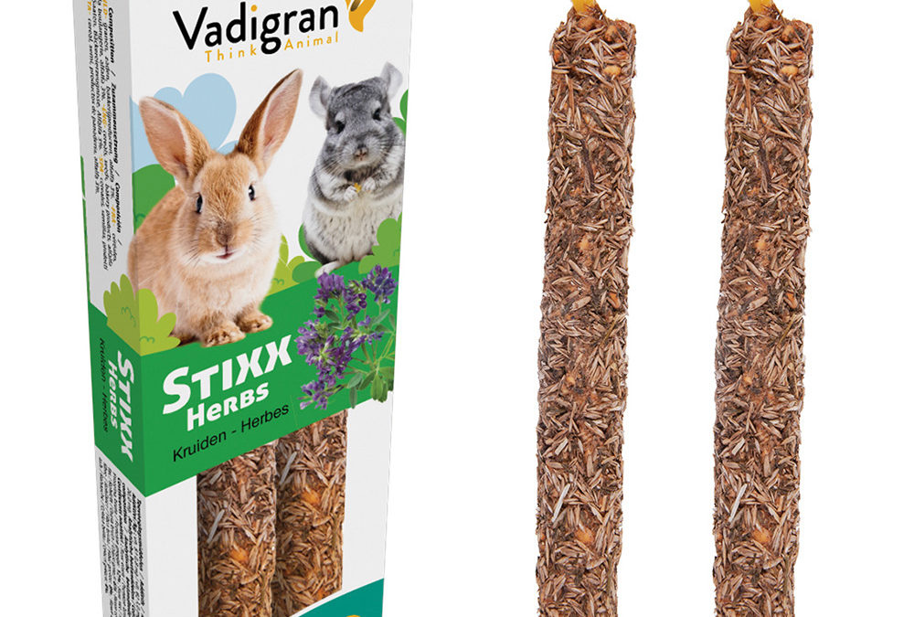 STIXX – STICKS COM ERVAS PARA COELHOS E CHINCHILLAS