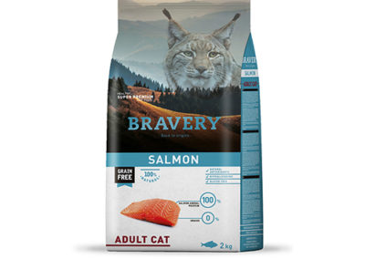 BRAVERY SALMON ADULT CAT (GRAIN FREE)