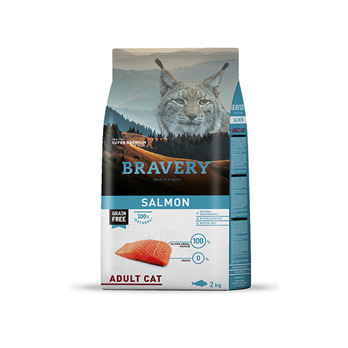 BRAVERY SALMON ADULT CAT (GRAIN FREE)