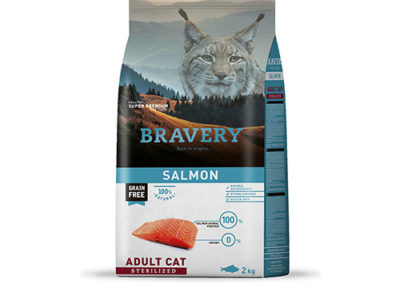 BRAVERY SALMON ADULT CAT STERILIZED (GRAIN FREE)