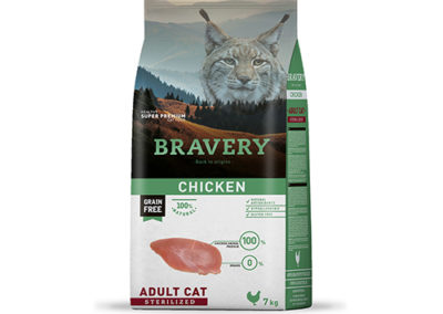 BRAVERY CHICKEN ADULT CAT STERILIZED (GRAIN FREE)