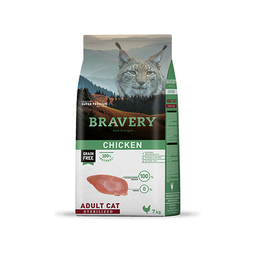 BRAVERY CHICKEN ADULT CAT STERILIZED (GRAIN FREE)