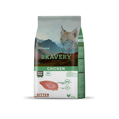 BRAVERY CHICKEN KITTEN (GRAIN FREE)