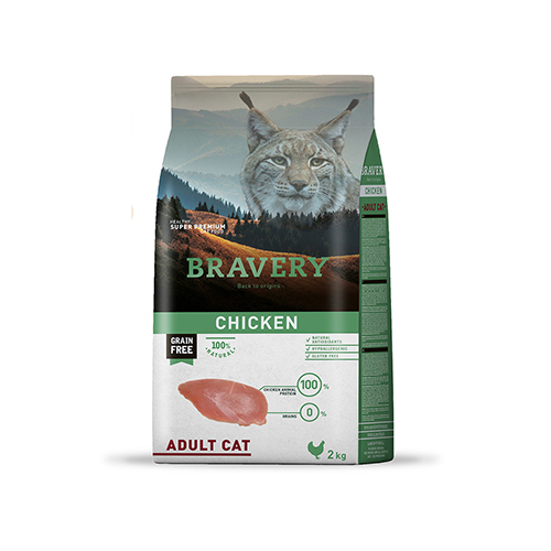 BRAVERY CHICKEN ADULT CAT (GRAIN FREE)