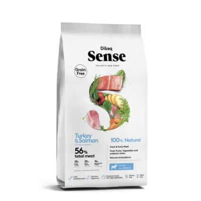 Dibaq Sense Grain Free Salmão e Peru Puppy