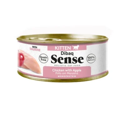 Dibaq Sense Cat GF 70gr - Kitten Frango com Maçã