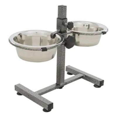 SUPORTE DUPLO REGULÁVEL COM 2 GAMELAS