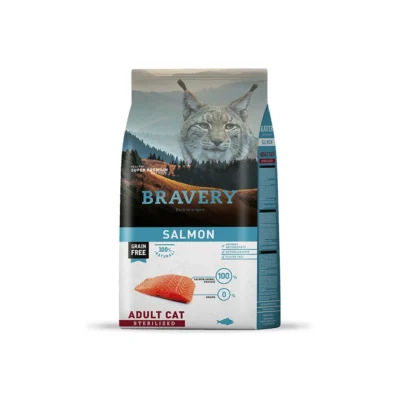 BRAVERY SALMON ADULT CAT STERILIZED (GRAIN FREE)