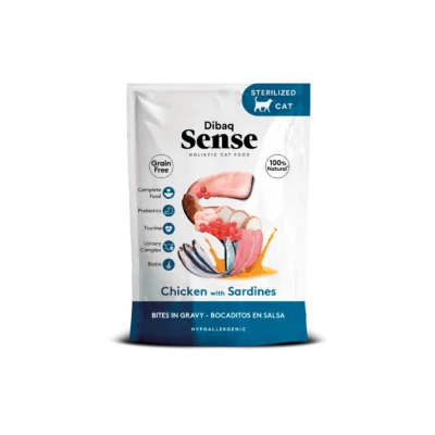 Dibaq Sense Bites frango com sardinha 100Gr