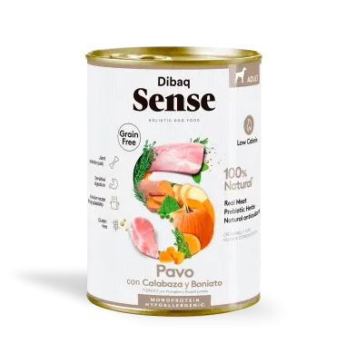 Dibaq Sense Dog GF 380gr - Perú e Abóbora