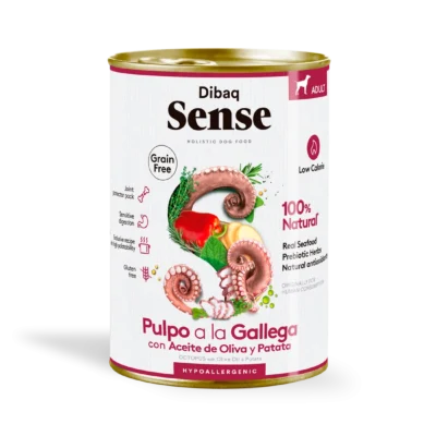 Dibaq Sense Dog GF 380gr - Polvo da Galiza