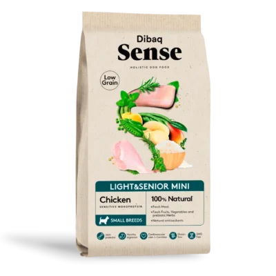 Dibaq Sense Low Grain Frango Light e Senior Mini