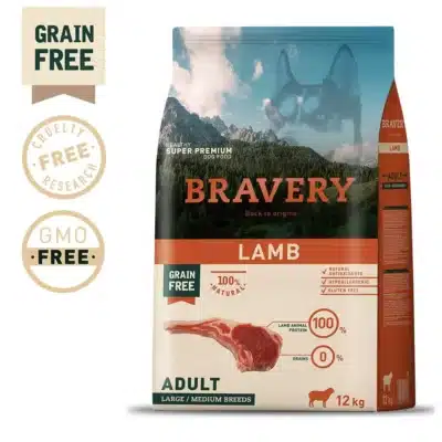 BRAVERY - LAMB ADULT MEDIUM/LARGE BREEDS GRAIN FREE