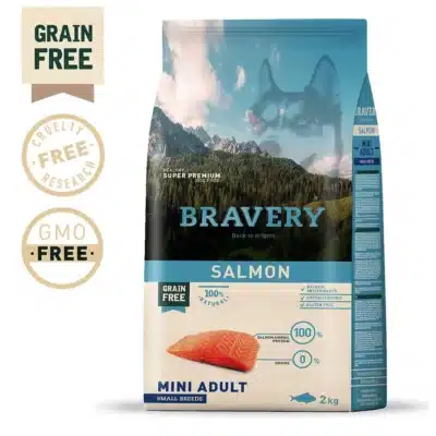 BRAVERY - SALMON MINI ADULT SMALL BREEDS GRAIN FREE