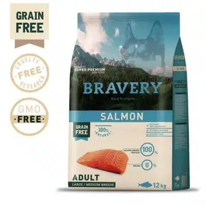 BRAVERY - SALMON ADULT MEDIUM/LARGE BREEDS GRAIN FREE