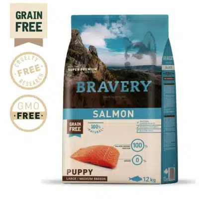 BRAVERY - SALMON PUPPY MEDIUM/LARGE BREEDS GRAIN FREE